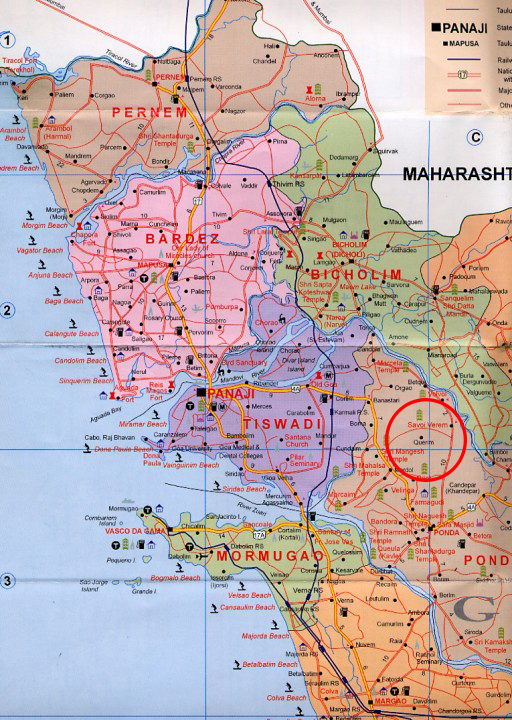 goamap.jpg - Map of Goa