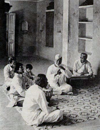 Bismillah Khan at his Varanasi home