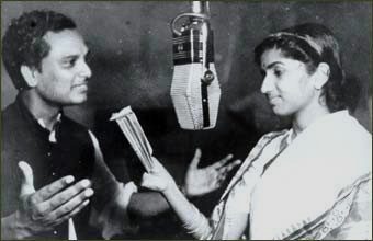 Lata Mangeshkar and Anil Biswas