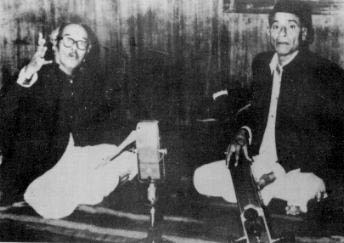 Mallikarjun Mansur and Kannada poet D.R. Bendre