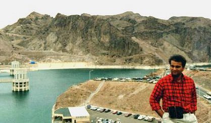 Rajan P. Parrikar at Hoover Dam, Arizona (1989)