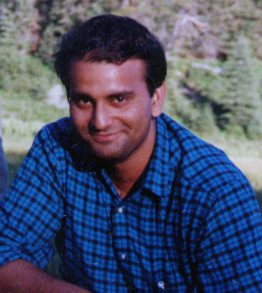 Rajan P. Parrikar in Yosemite valley in California (1989)
