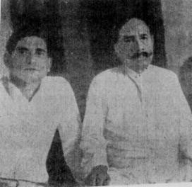 (L-R): Vilayat Hussain Khan, Faiyyaz Khan