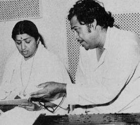 Lata and Kishore Kumar