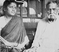 M.S. Subbulakshmi with Alladiya Khan