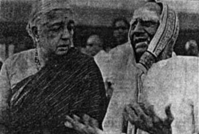 Rukmini Devi Arundale with Papanasam Sivan