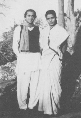 Annapurna Devi and Ravi Shankar (c. 1953)