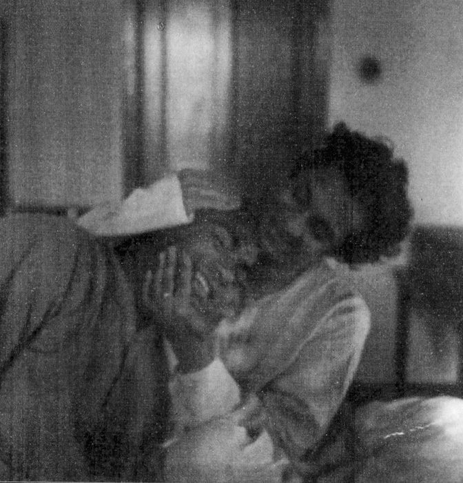 Ravi Shankar tickling Alubhai Khan