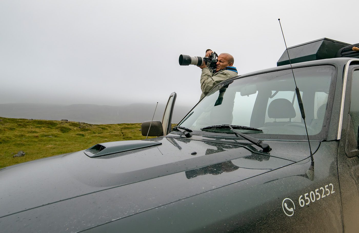 Rajan Parrikar in Strandir, Iceland