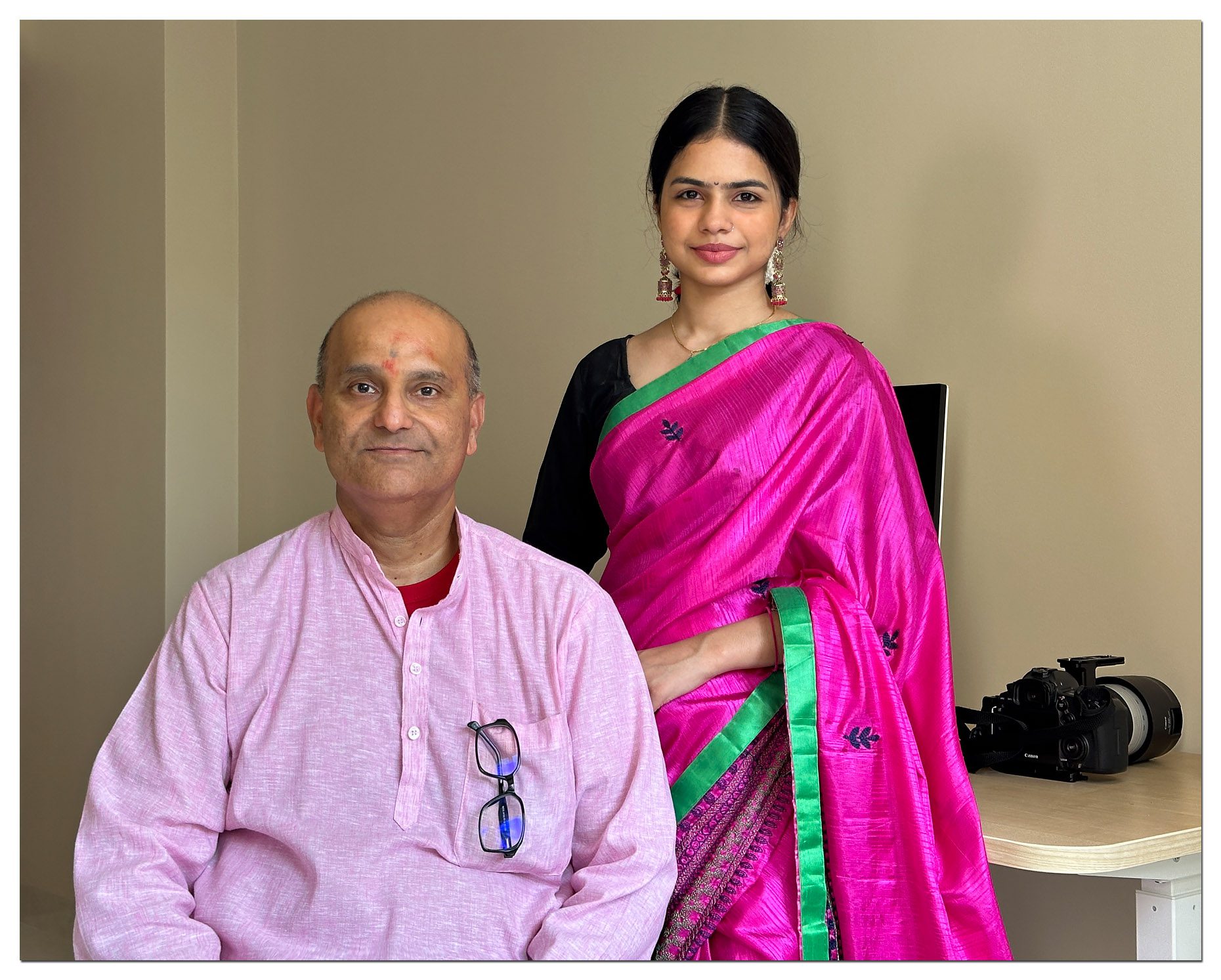 Rajan Parrikar and Saraswati Kamat, Panjim, 2022